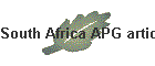 South Africa APG article